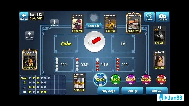 Xóc Đĩa đổi thưởng trực tuyến